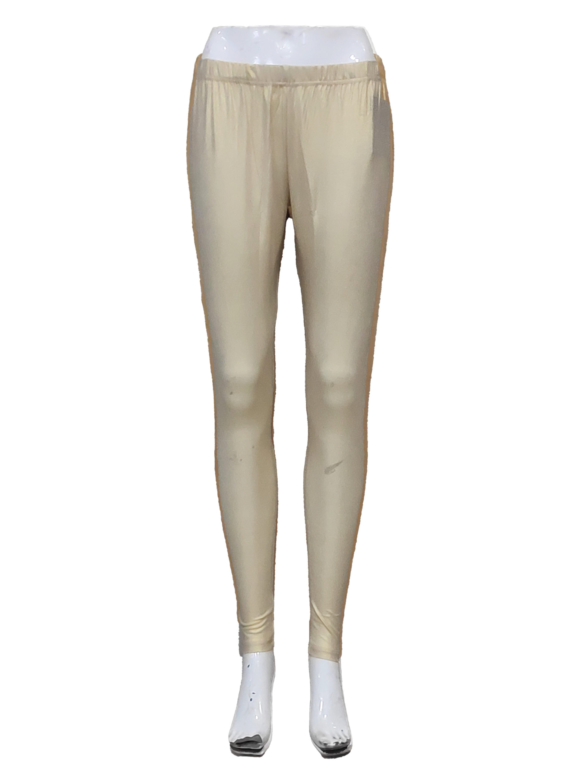 Gold Colour Shimmer Full Length Stretchable Churidar Leggings LGS06.-cokhiquangminh.vn